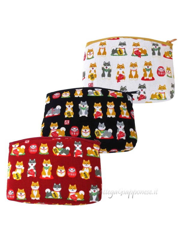 Make-up Shiba inu pouch