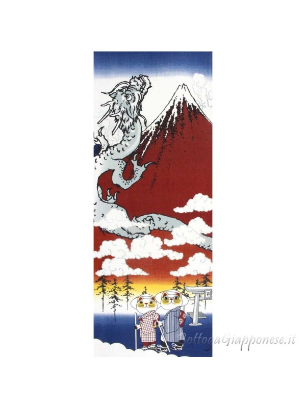 Tenugui Katsushika Hokusai big wave