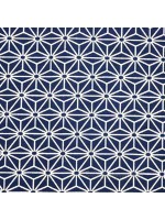 Furoshiki asanoha motif (52x52cm) navy blue