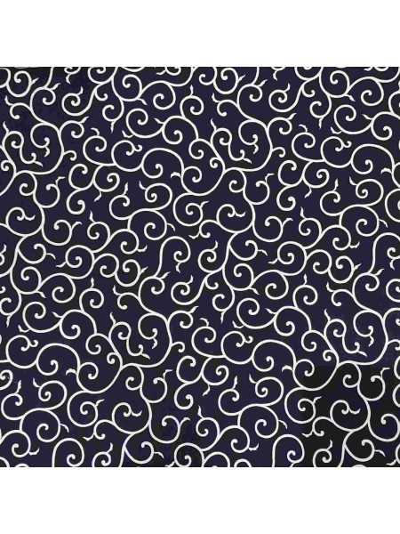 Furoshiki karakusa motif (54x54cm) blue