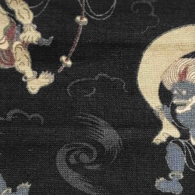 Furoshiki Fujin & Raijin motif (53x53cm)