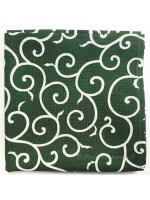 Furoshiki green karakusa pattern (74x74cm)