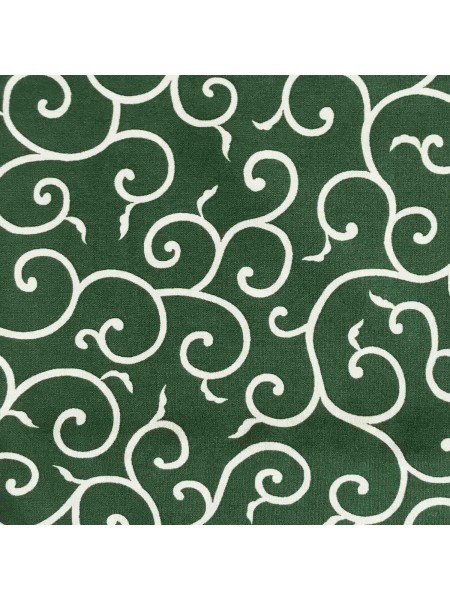 Furoshiki green karakusa pattern (74x74cm)