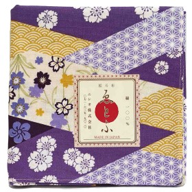 Furoshiki japan pattern (53x53cm) purple