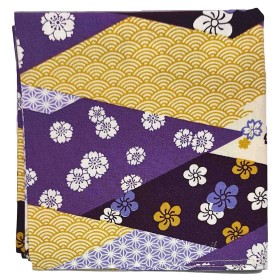 Furoshiki japan pattern (53x53cm) purple