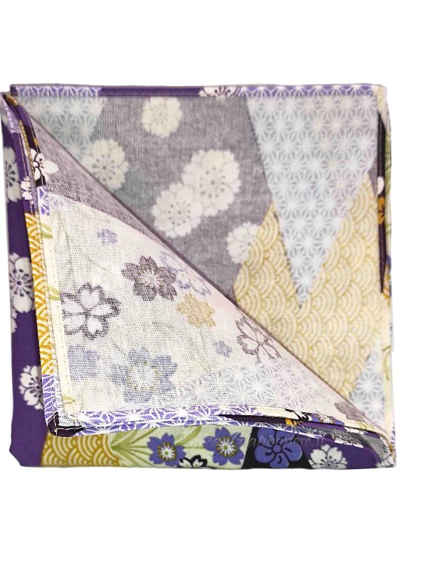 Furoshiki japan pattern (53x53cm) purple