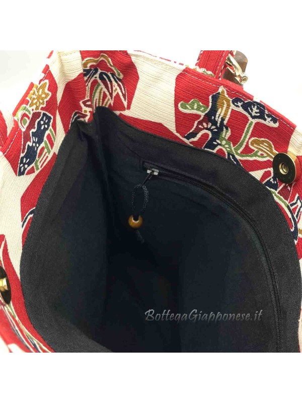 Traditional Japanese patterned bag