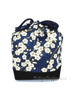 Kinchaku blue umè handbag