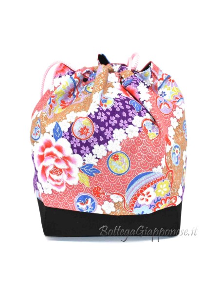 Kinchaku Temari pink handbag