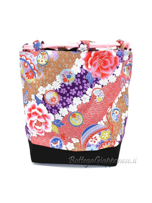 Kinchaku Temari pink handbag