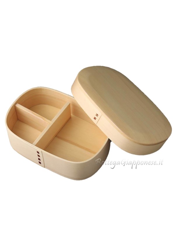 Cedar wood bento