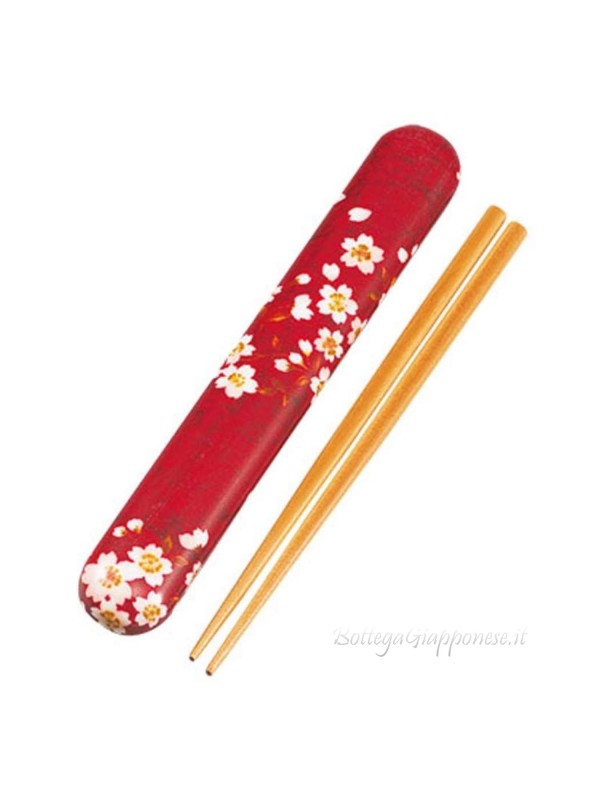 Bento red flowers sakura and usagi