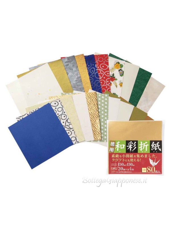 Chiyogami paper sheets assorted