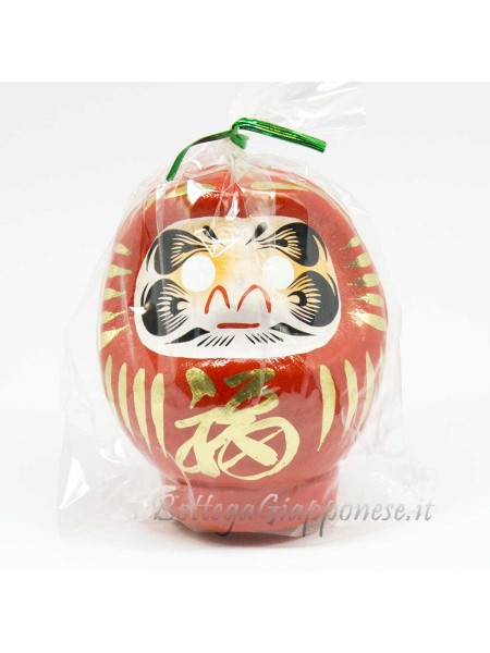 Japanese Papier-Mâché Dharma Figurine Doll Round Daruma Red Lucky Char, Online Shop