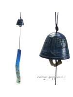 Fuurin blue Japanese iron bell