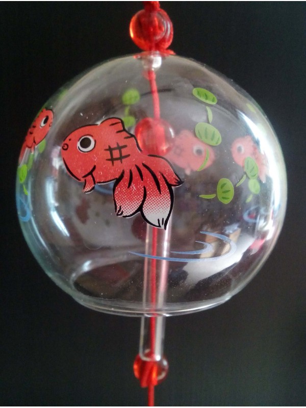 Fuurin glass goldfish