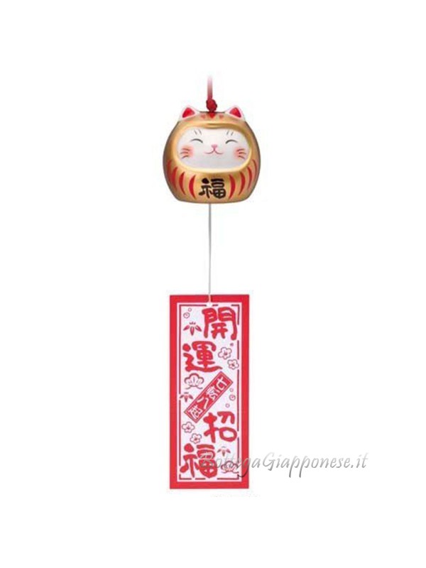 Fuurin bell daruma maneki neko shape