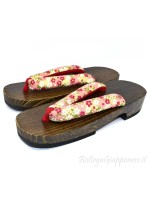 Geta sakura thong sandals (size M)