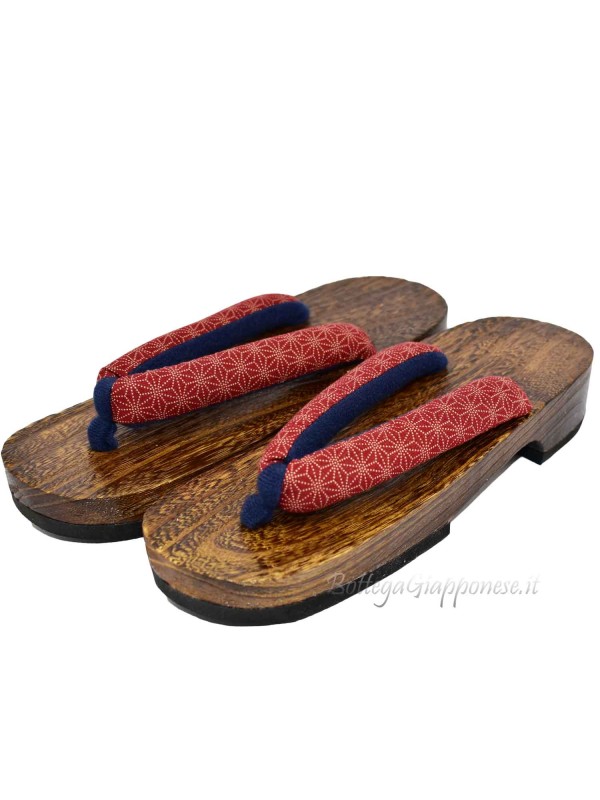 Geta Asanoha thong sandals (size M) Sayaka