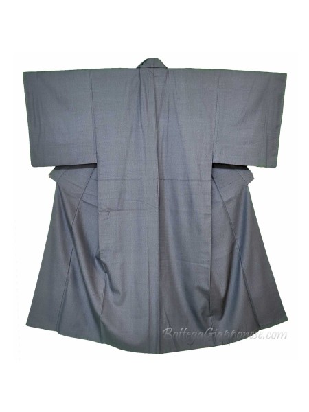 Men's Kimono Classic Design blue Silk