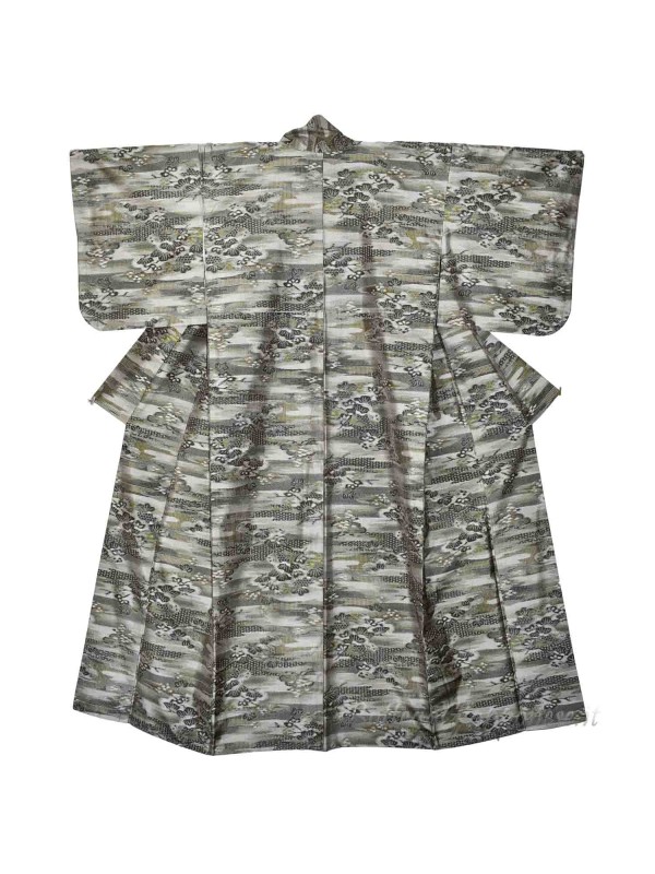 Komon Sazanami silk kimono