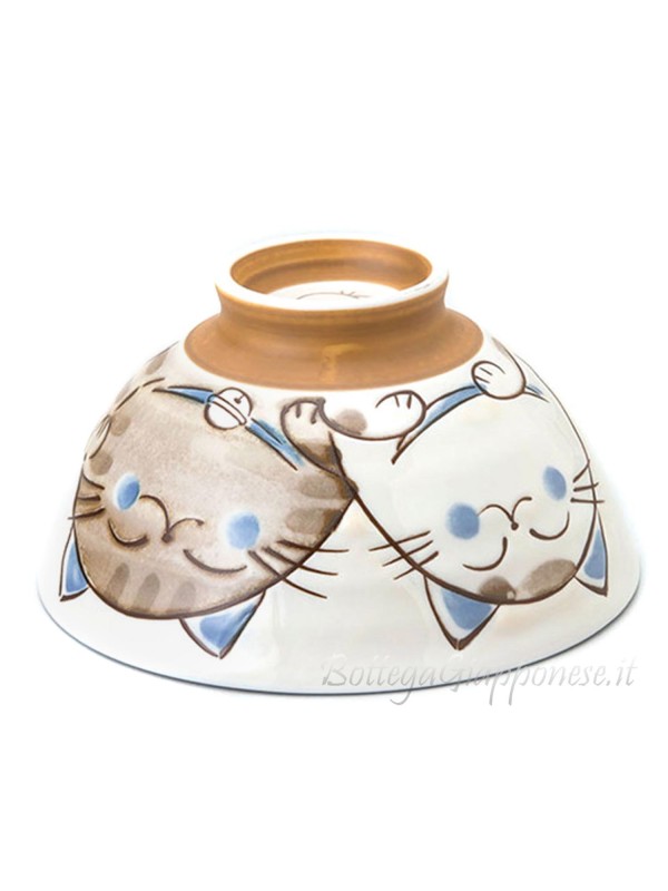 Bowl with cats design (11,5x6,2cm)B