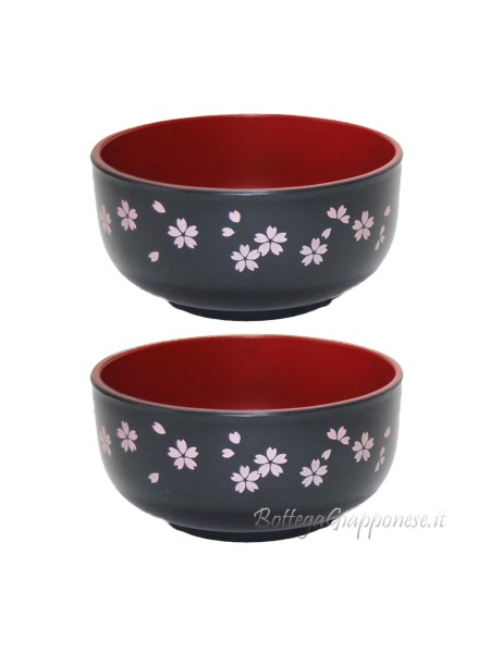 Bowl with sakura design donburi