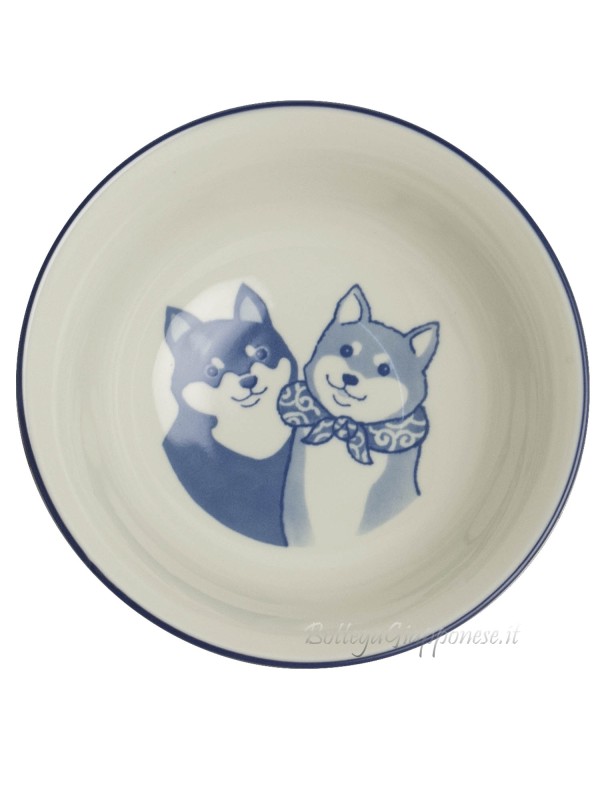 Bowl with shiba inu design (15x7cm)B