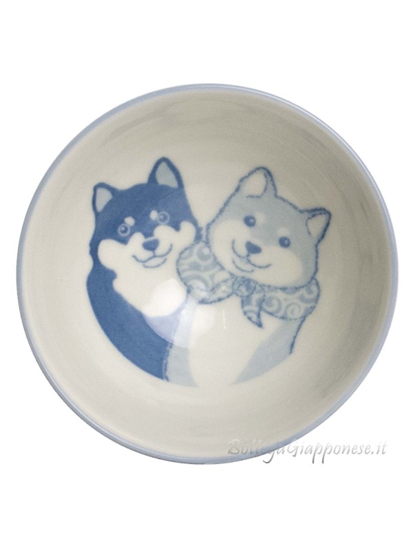 Bowl with shiba inu design (12.5x6,5cm) B