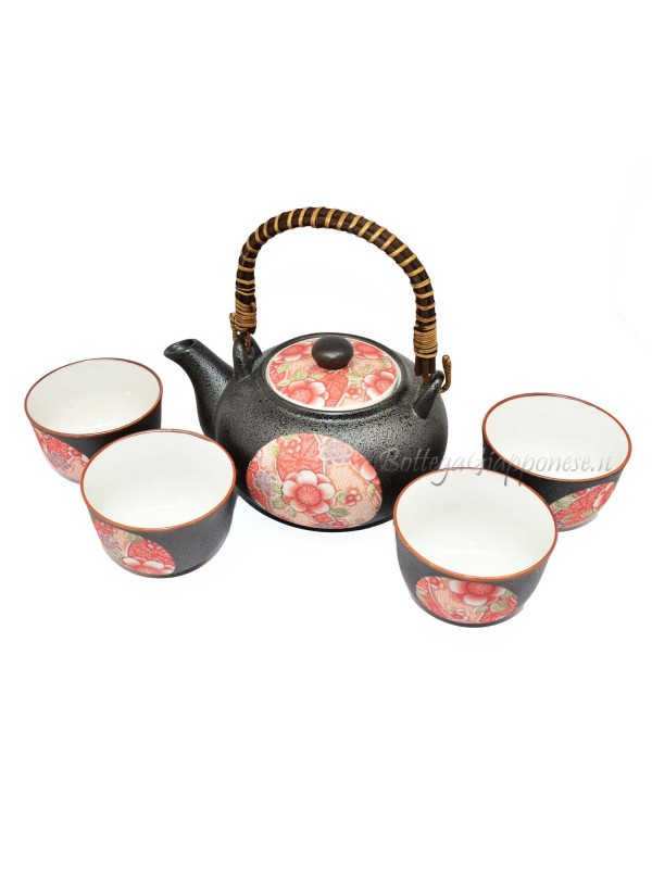 Kyusu Japanese umè teapot set