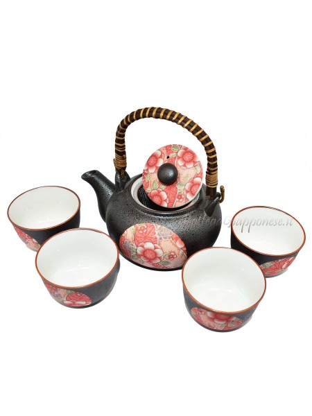 Kyusu Japanese umè teapot set