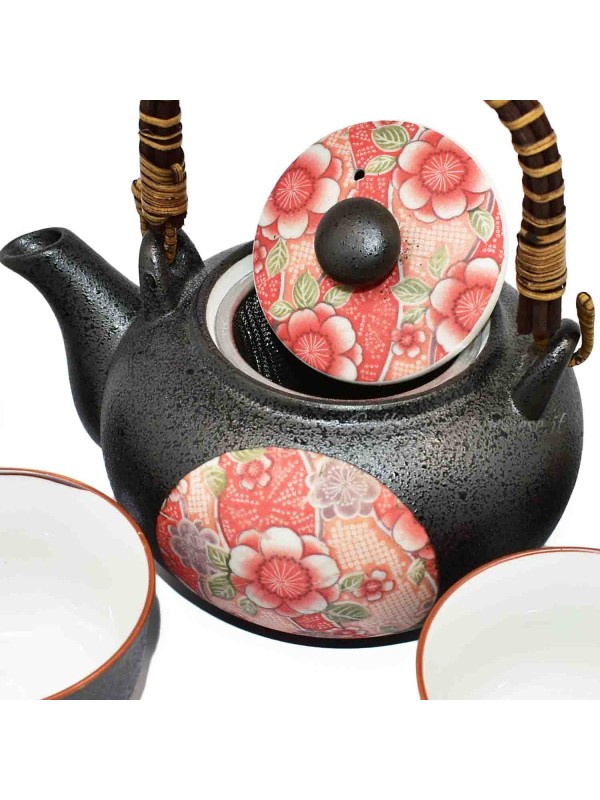 Kyusu Japanese umè teapot set