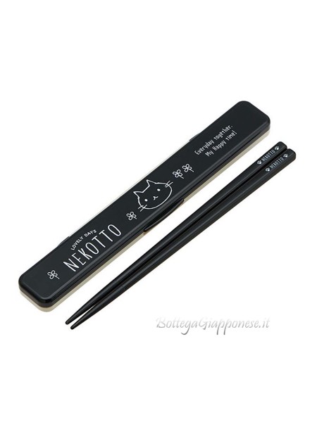 Hashi chopsticks with case nekotto set