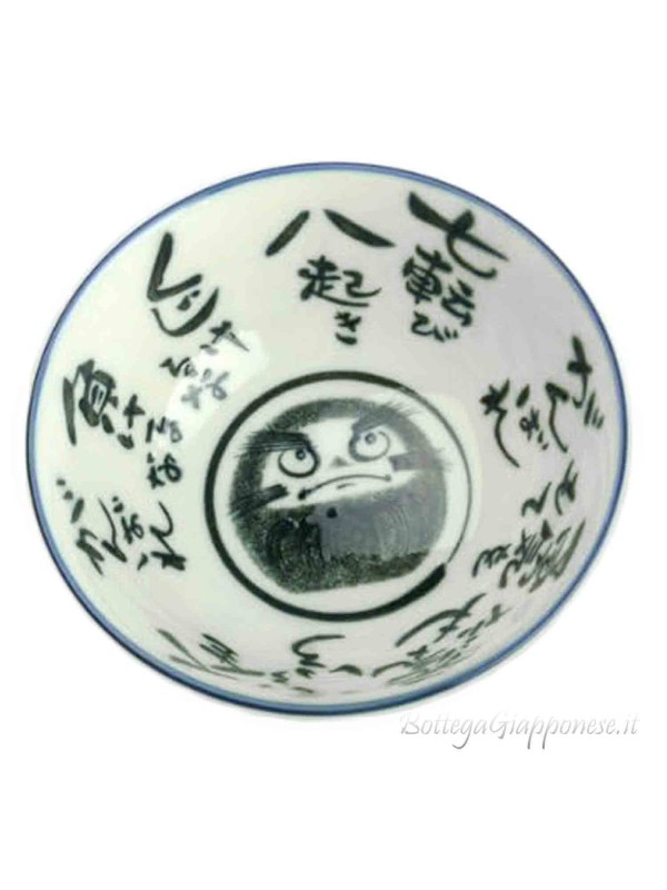 Bowl with daruma design (14,5x6,5cm)