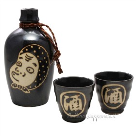 Bottle Hyottoko sake set