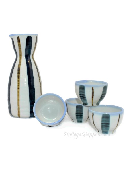 Set bottle Indigo dyed sake