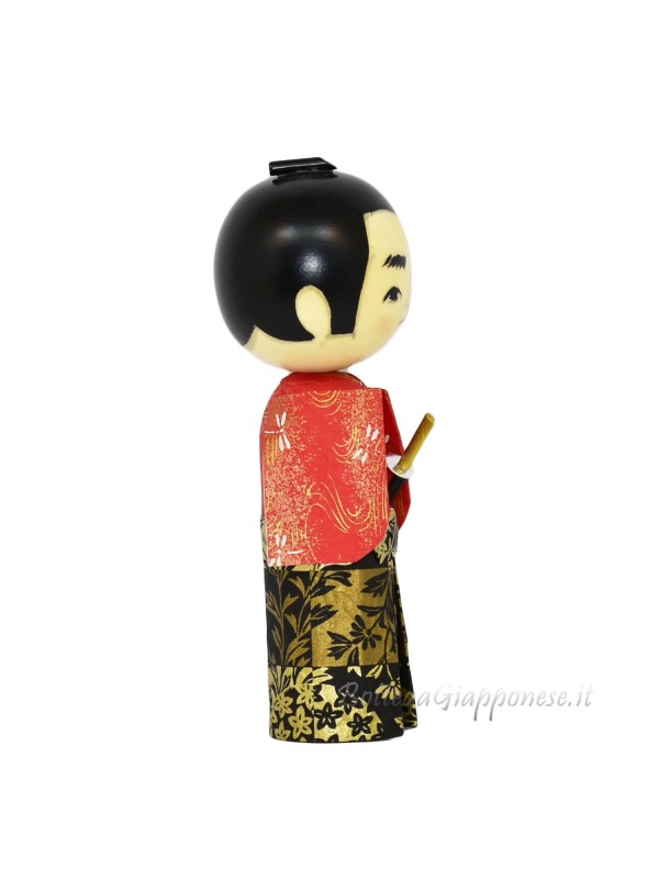 Kokeshi young Japanese samurai wakasamurai