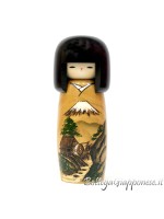 Kokeshi Sansui Japanese landscape