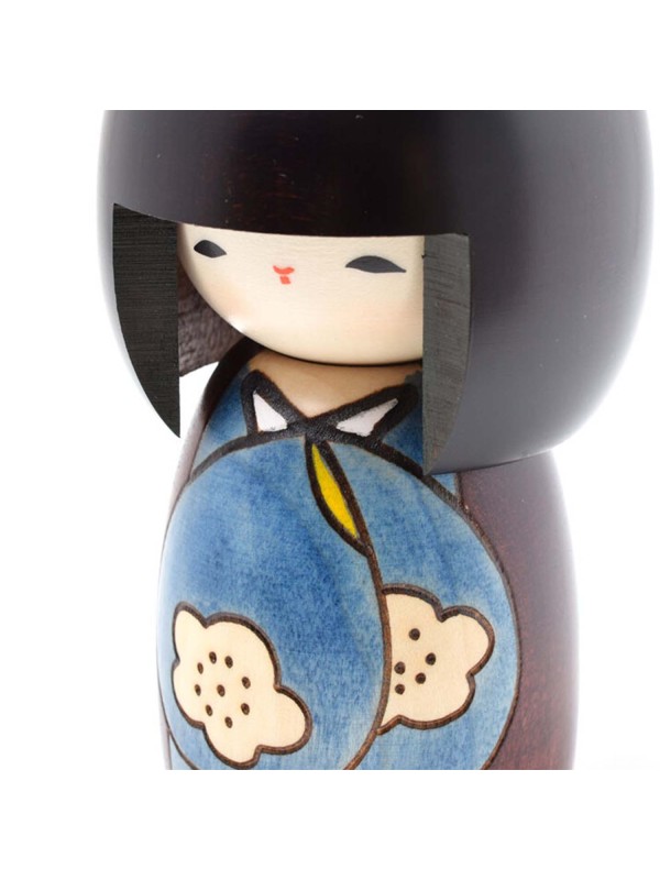 Kokeshi Kojitsu blue artisan