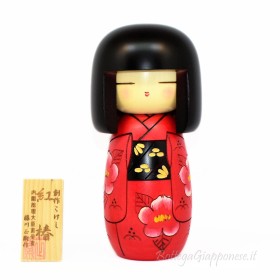 Kokeshi Beni Tsubaki red camellia