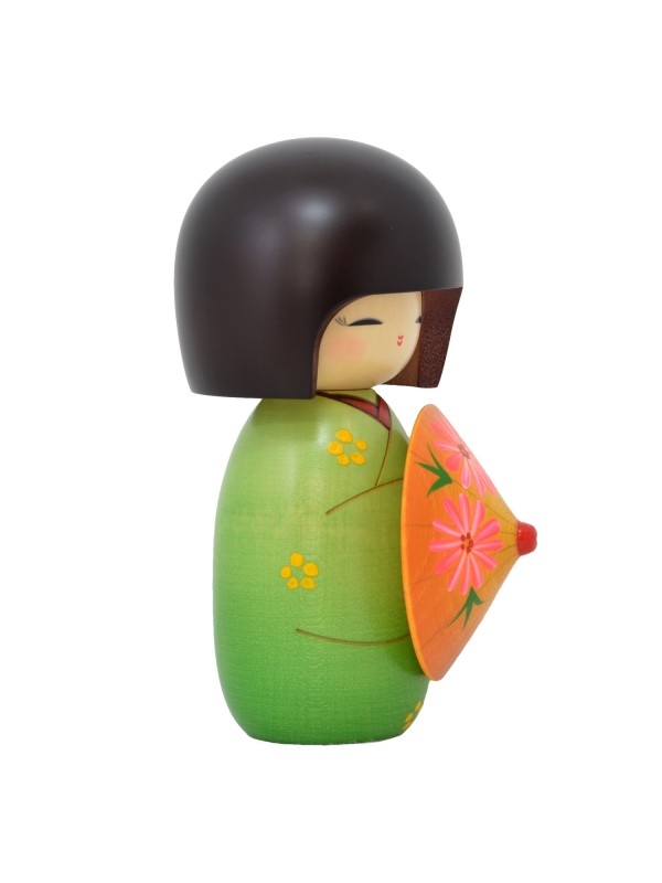 Kokeshi Ameagari green after the rain