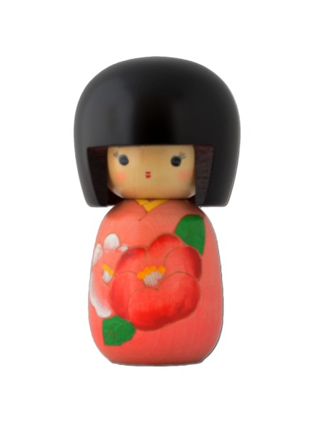 Kokeshi Tsubaki Camellia Flower