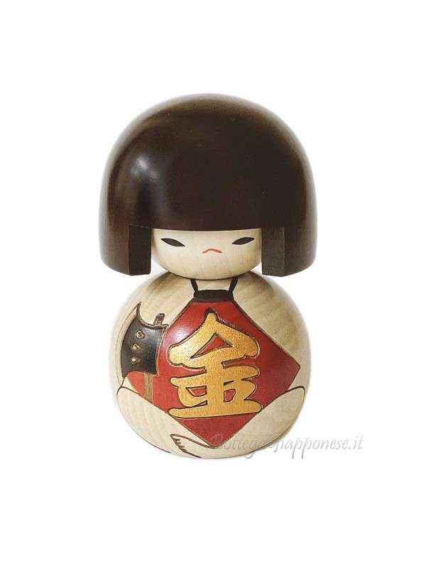 Kokeshi Fuku buku Kintaro made in japan