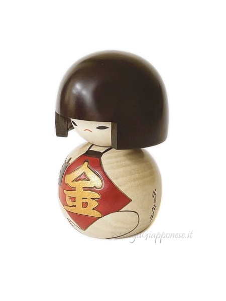 Kokeshi Fuku buku Kintaro made in japan