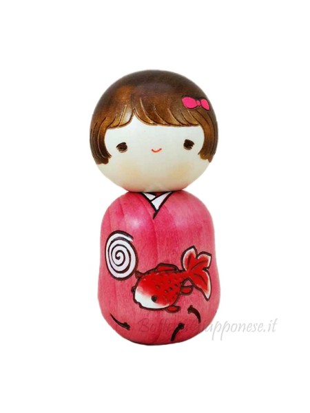 Kokeshi playful girl Ochame