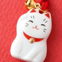 Netsuke with fuku maneki neko