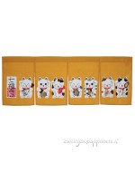 Noren short Japanese curtain motif 7 neko (y)