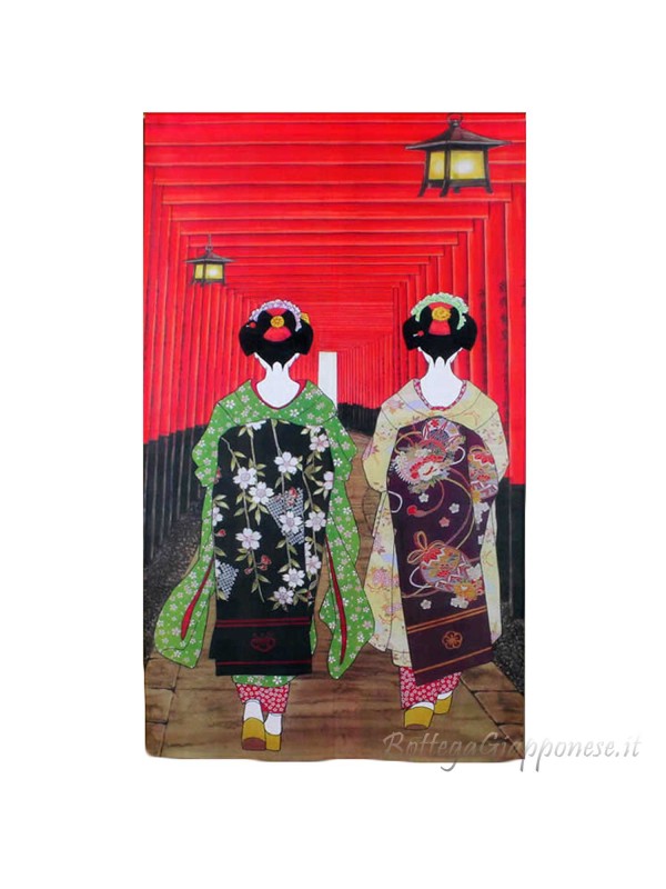 Noren Maiko Japanese curtain