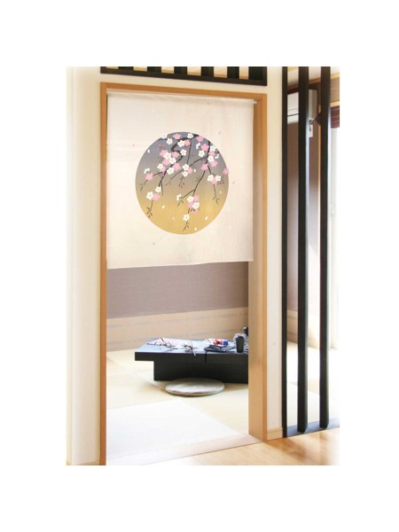 Noren Japanese sakura curtain (size 85x90)