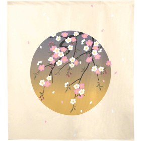 Noren Japanese sakura curtain (size 85x90)